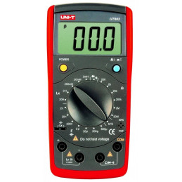Multimetro Medidor Digital LCR UNI-T UT-603, para medir Inductancia Capacitancia Resistencia Transistor Diodo y continuidad