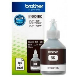Botellas de Tinta Brother BT6001BK Black, sistema continuo DCP-T300 DCP-T500W DCP-T700W