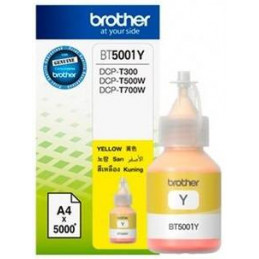Botellas de Tinta Brother BT5001Y Yellow, sistema continuo DCP-T300 DCP-T500W DCP-T700W