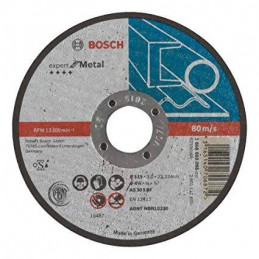 Disco Abrasivo Corte Bosch Metal 4 1/2 - 115mm x3.0mm Expert 2608603395
