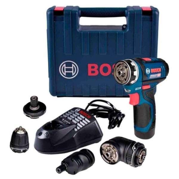 Bosch Professional Taladro atornillador de batería GSR 12V-15 FC (12 V, 2  baterías, 2 Ah, 30 Nm)