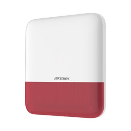 Sirena Inalambrica Exterior Hikvision DS-PS1-E-WB/Red